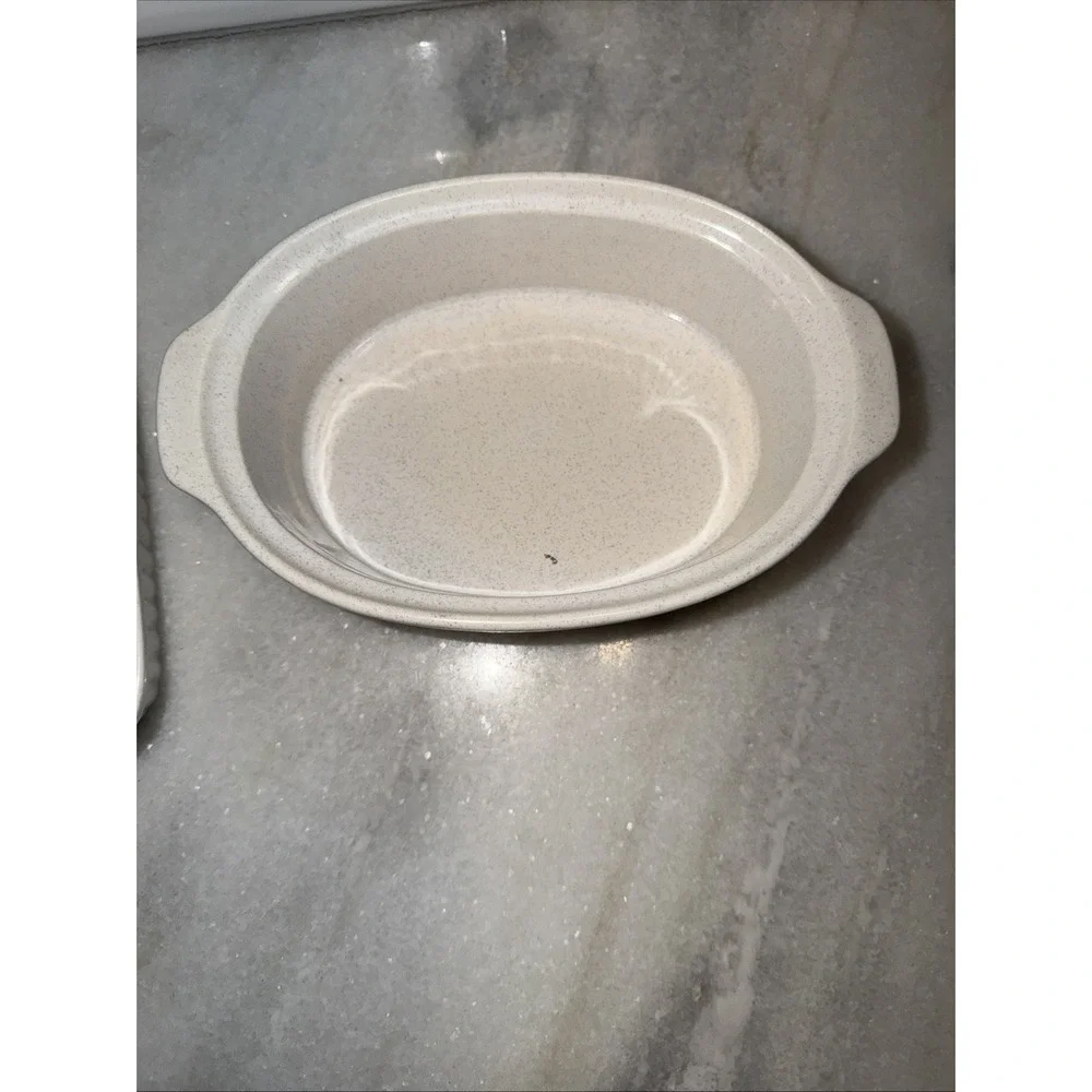 Vtg Stoneware Casserole Dish Lid  Made In Japan‎ Vegetable Harvest Ovenproof